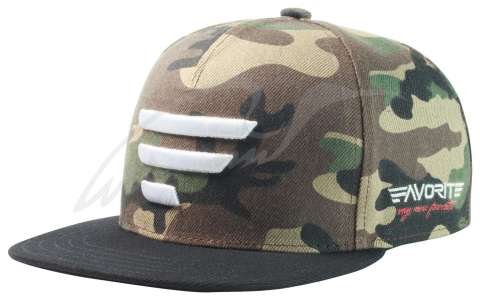Кепка Favorite камуфляж і біле лого 58