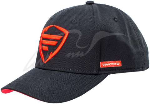 Кепка Favorite Black Red F Logo 58