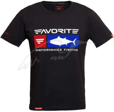 Футболка Favorite FB4 прямоугол. лого ц:black