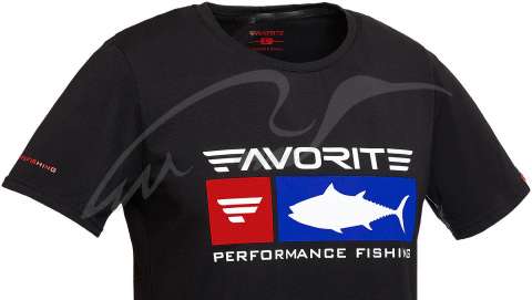 Футболка Favorite FB4 прямоугол. лого ц:black
