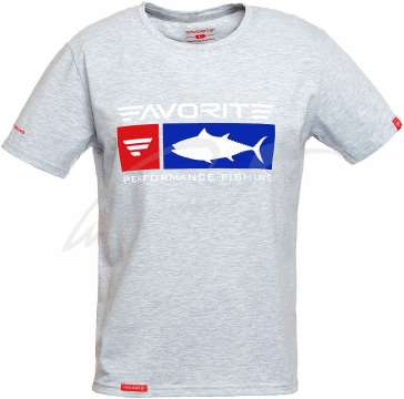 Футболка Favorite FM4 прямоугол. лого ц:gray