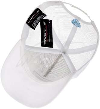 Кепка Favorite 2073 сетка голубое лого ц:белый