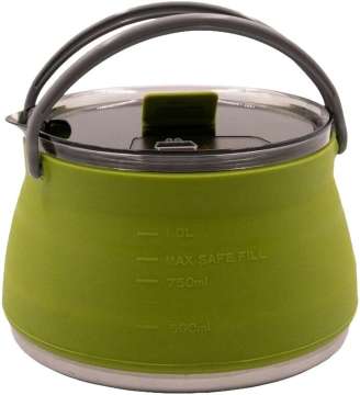 Чайник Tramp силиконовый 1 L. Olive