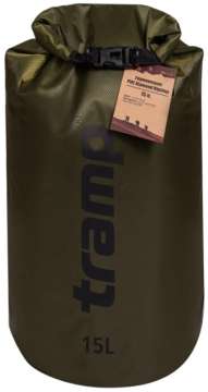 Гермомешок Tramp TRA-112 PVC Diamond. 15l Olive