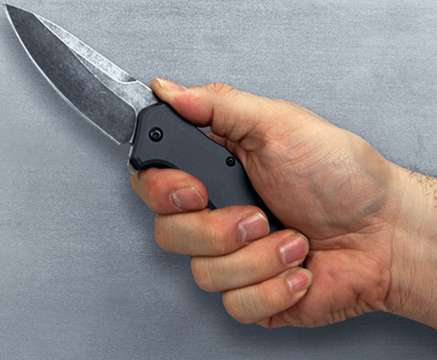 Нож Kershaw Link Gray Aluminium Blackwash