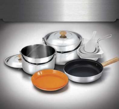 Набор кухонный Kovea Stainless Cookset XL на 6-7 персон
