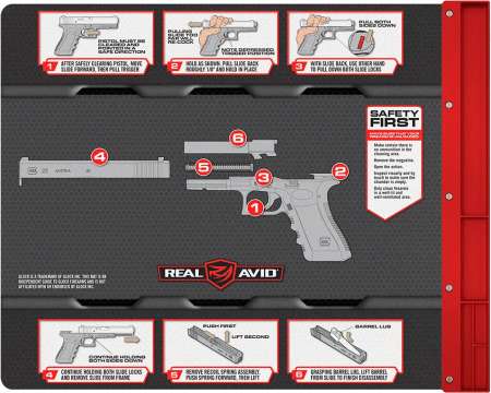 Коврик настольный Real Avid Glock Smart Mat