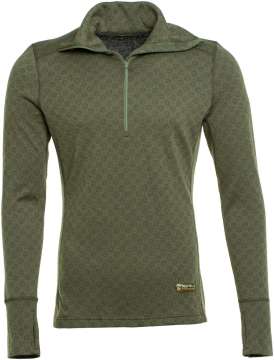 Термосвитер Thermowave Long Sleeve Turtleneck 1/2 zip. Forest green