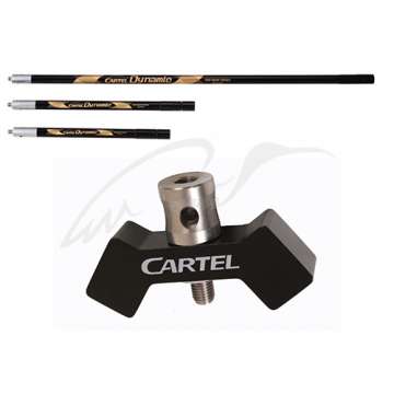 Стабилизатор (мет. ор) Cartel Dynamic Carbon Set Carbon Long 28" + Carbon Short 12" + V-Bar K-1