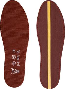 Стельки 7-Gram Лемурійське озеро. Размер Коричневый