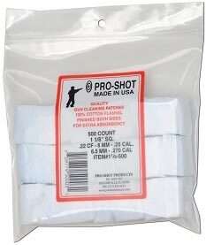 Патч для чистки Pro-Shot кал .22 - .270. Квадратный. 500 шт/уп