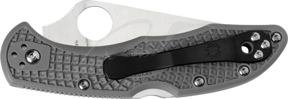 Нож Spyderco Delica4 Flat Ground Grey