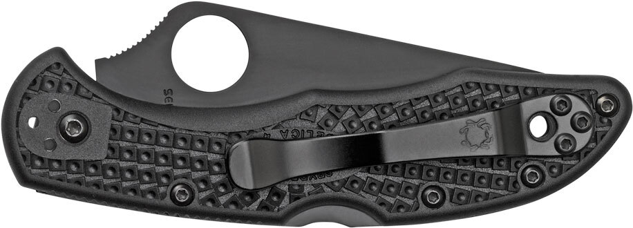 Нож Spyderco Delica4 Black Blade