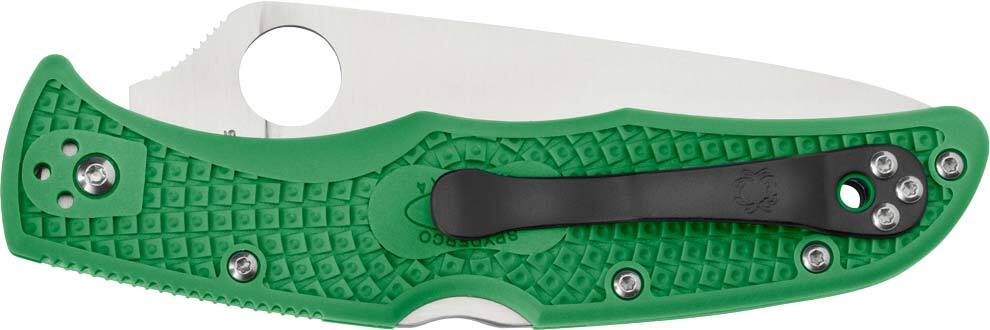Нож Spyderco Endura4 Flat Ground. Цвет: зеленый