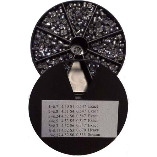 Пули пневматические JSB Diabolo Exact Test. Кал. 4.52 мм. Вес - 0.51/0.54/0.67/0.87 гр. 350 шт/уп