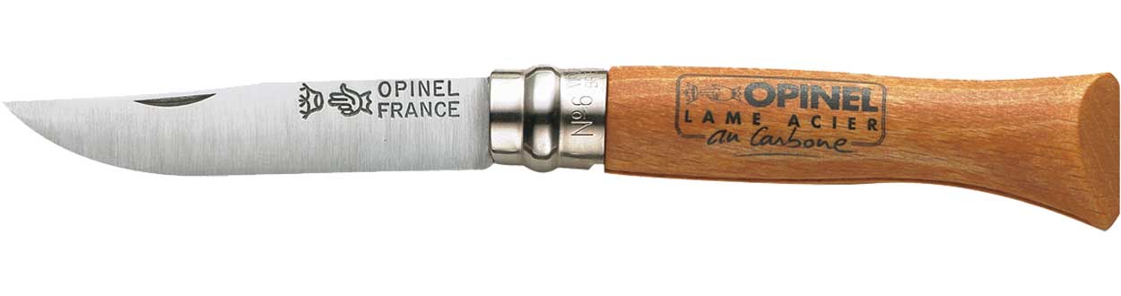 Нож Opinel №6 Carbone