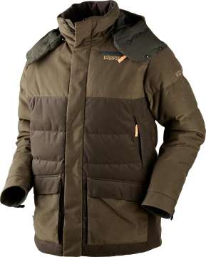 Куртка Harkila Expedition down. Размер - Цвет - зелёный/коричневый