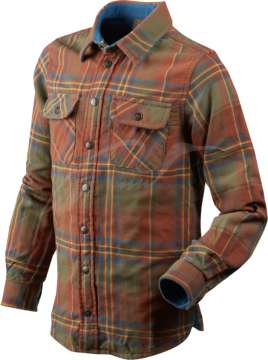 Рубашка Seeland Nolan. Размер - Цвет - коричневый/зелёный