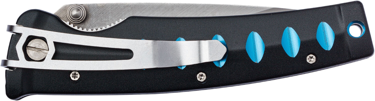 Нож Mcusta Katana. Черный/синий