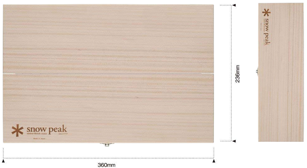Нож кух. Snow Peak CS-208 Cutting Board Set L + разделочная доска