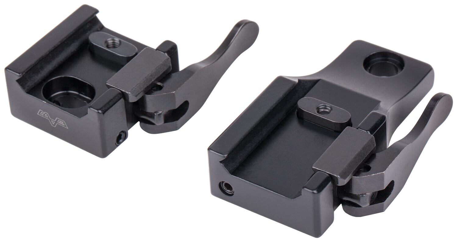 Быстросъемное крепление EAW (Apel) с выносом на Weaver/Picatinny. ВН 10 мм