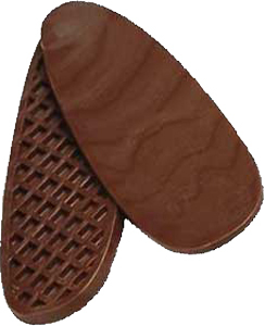 Затыльник WEGU Gewehr-Schaftkappe со шнуровкой и вставками 2 и 4 мм. Размер - 135 x 45 мм