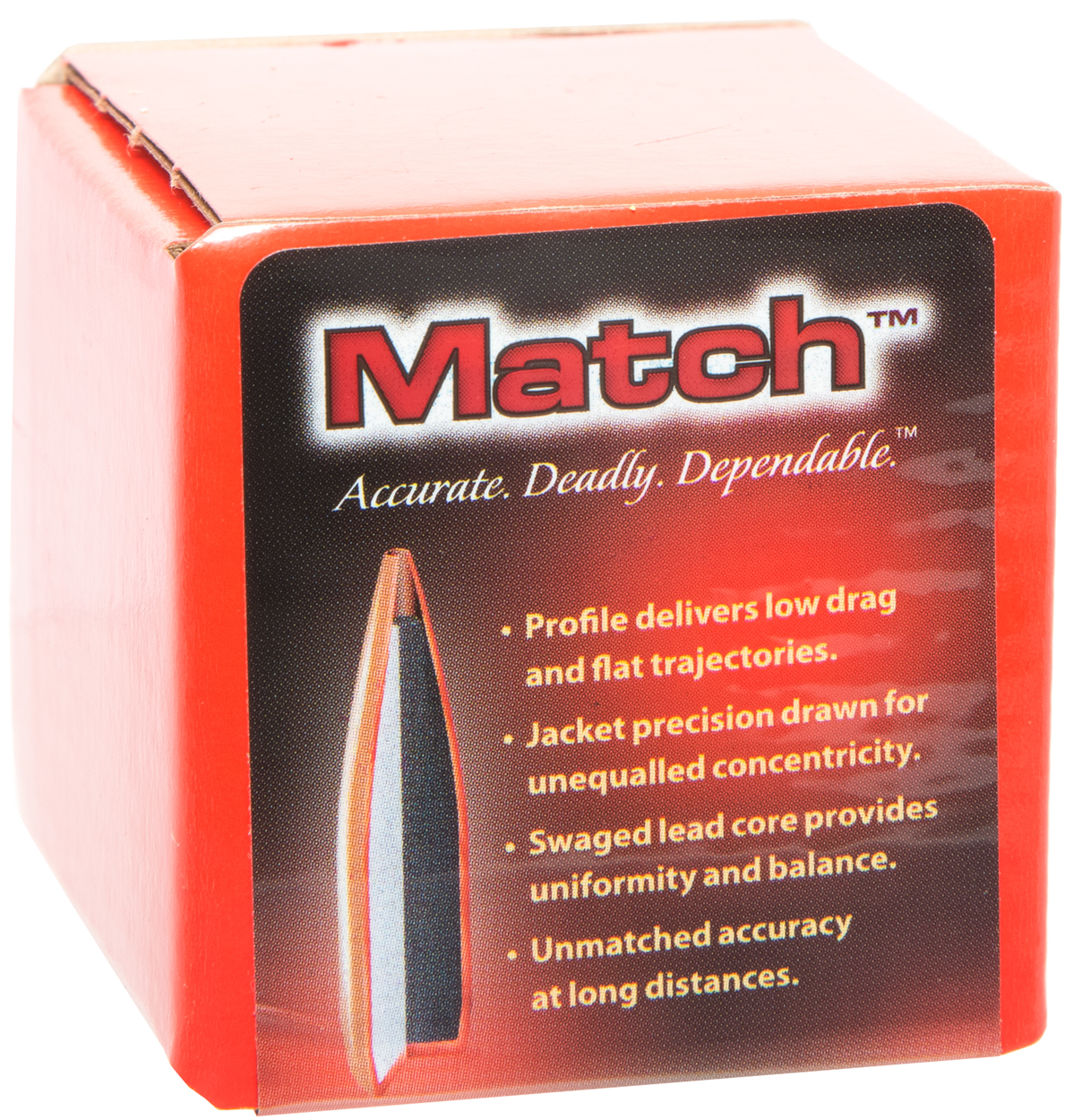 Пуля Hornady HP Match кал .224 масса 53 гр (3.4 г) 100 шт