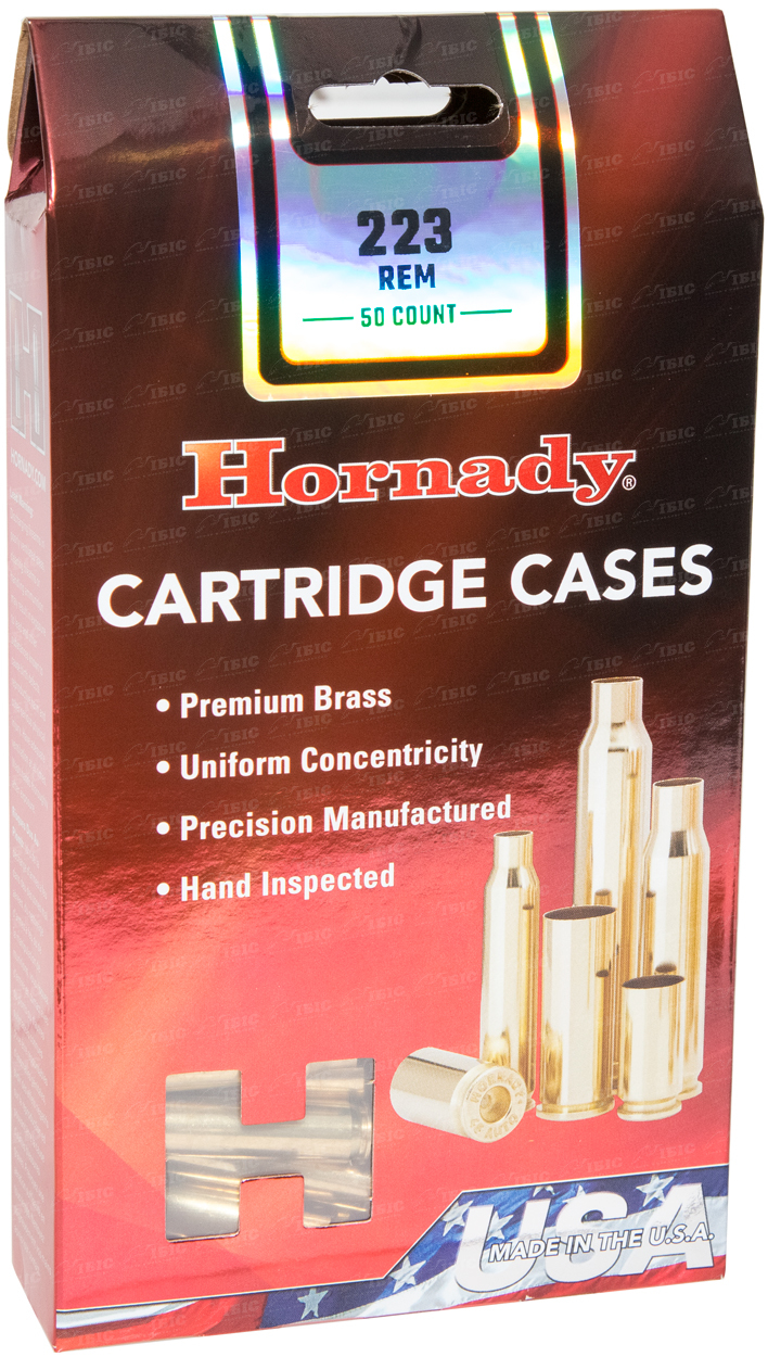 Гильза Hornady 223 Rem (5,56/45) латунная 50 шт.