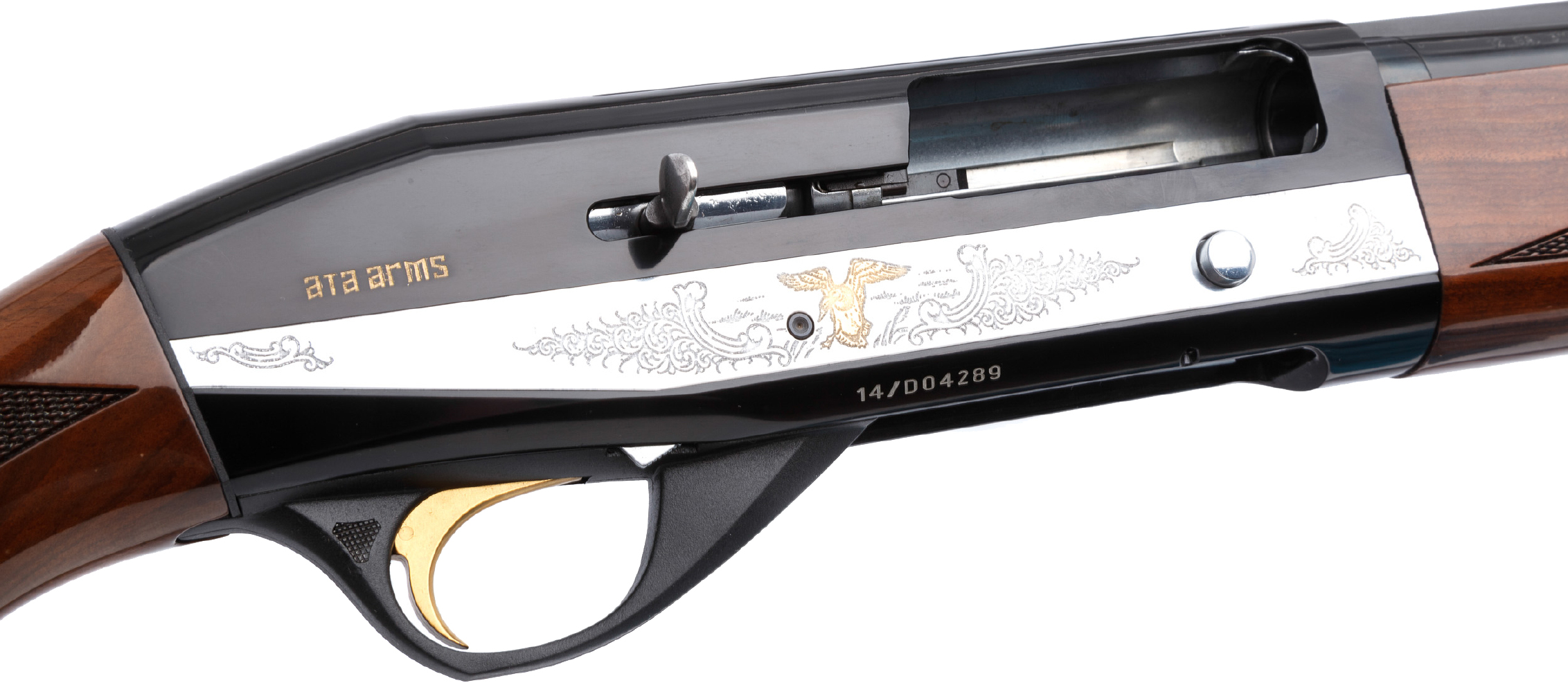 Ружье Ata Arms NEO12 Engraved Gold (с кейсом) кал. 12/76. Ствол - 76 см
