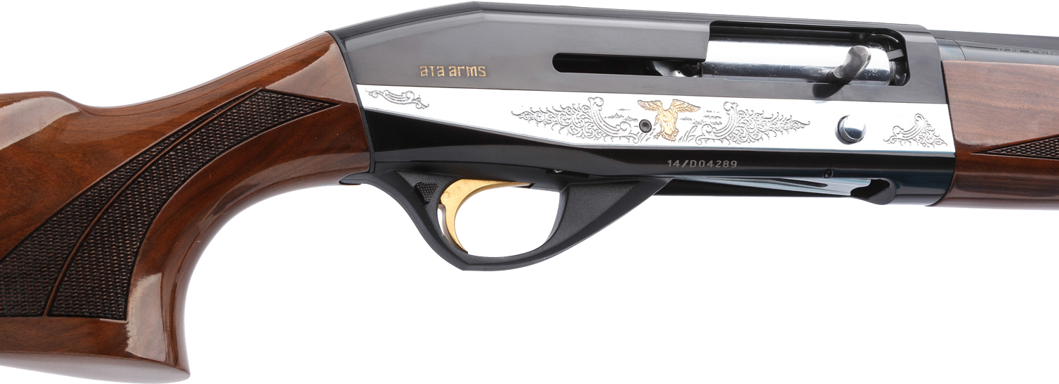 Ружье Ata Arms NEO12 Engraved Gold (с кейсом) кал. 12/76. Ствол - 76 см
