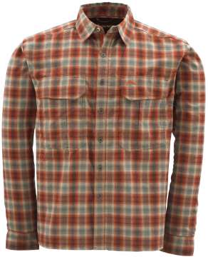 Рубашка Simms Coldweather Shirt ц:redwood plaid