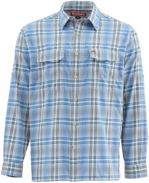 Рубашка Simms Legend LS Shirt ц:harbour blue plaid