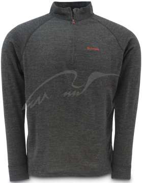 Термосвитер Simms Downunder Merino Mid Zip Top ц:charcoal