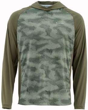 Реглан Simms SolarFlex Hoody Print ц:hex camo loden