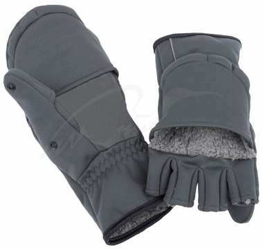 Перчатки Simms Guide Windbloc Foldover Mitt ц:raven