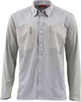 Рубашка Simms Tricomp Cool Fishing Shirt ц:granite