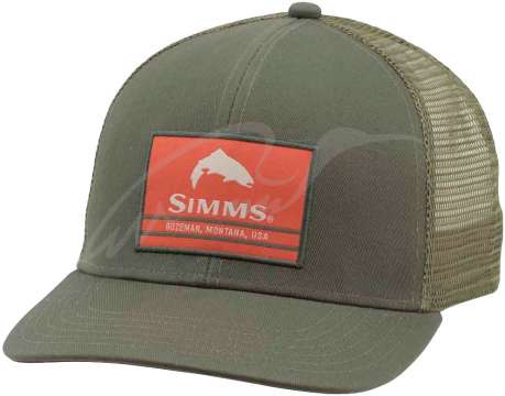 Кепка Simms Original Patch Trucker One size к:foliage