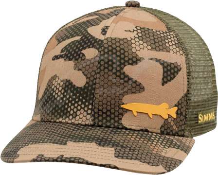 Кепка Simms Payoff Trucker (Pike) One size к:hex flo camo timber