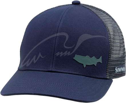 Кепка Simms Payoff Trucker (Striper) One size к:admiral blue