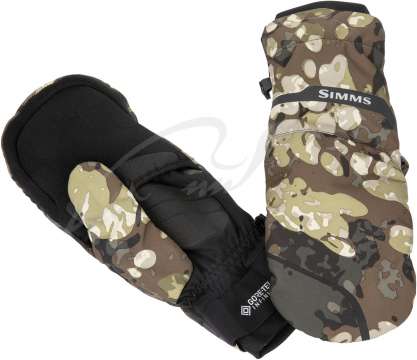 Перчатки Simms Gore Infinium Foldover Mitt ц:riparian camo