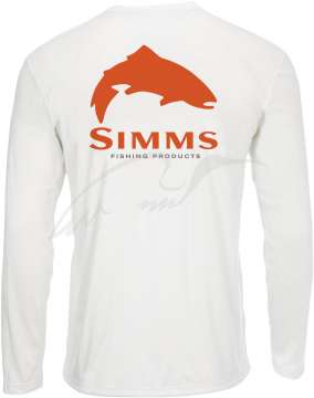 Реглан Simms Solar Tech Tee Trout Logo ц:white