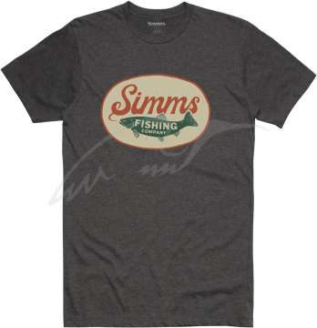 Футболка Simms Trout Wander T-Shirt ц:charcoal heather