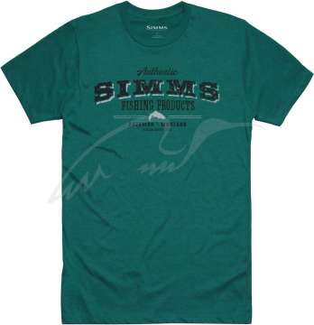 Футболка Simms Working Class T-Shirt ц:dark teal heather