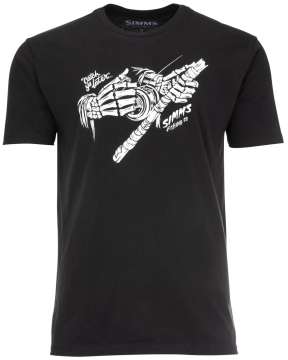 Футболка Simms Grim Reeler T-Shirt ц:black
