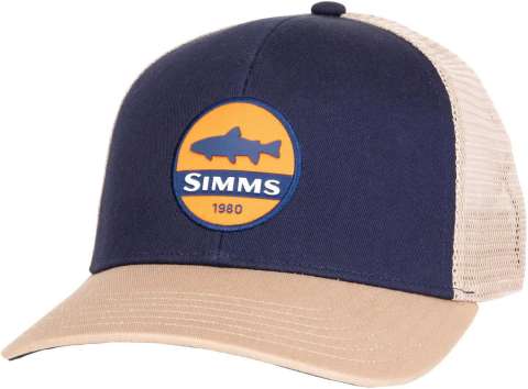 Кепка Simms Trout Patch Trucker One size. Navy