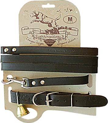 Ошейник Акрополис СКО-2 с поводком для охотничьих собак