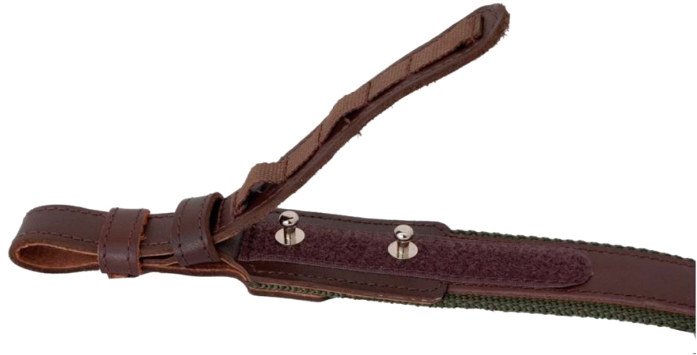 Ремень ружейный Акрополис МР-6. Латексные дорожки. Ширина для антабки 24 мм. Коричневый