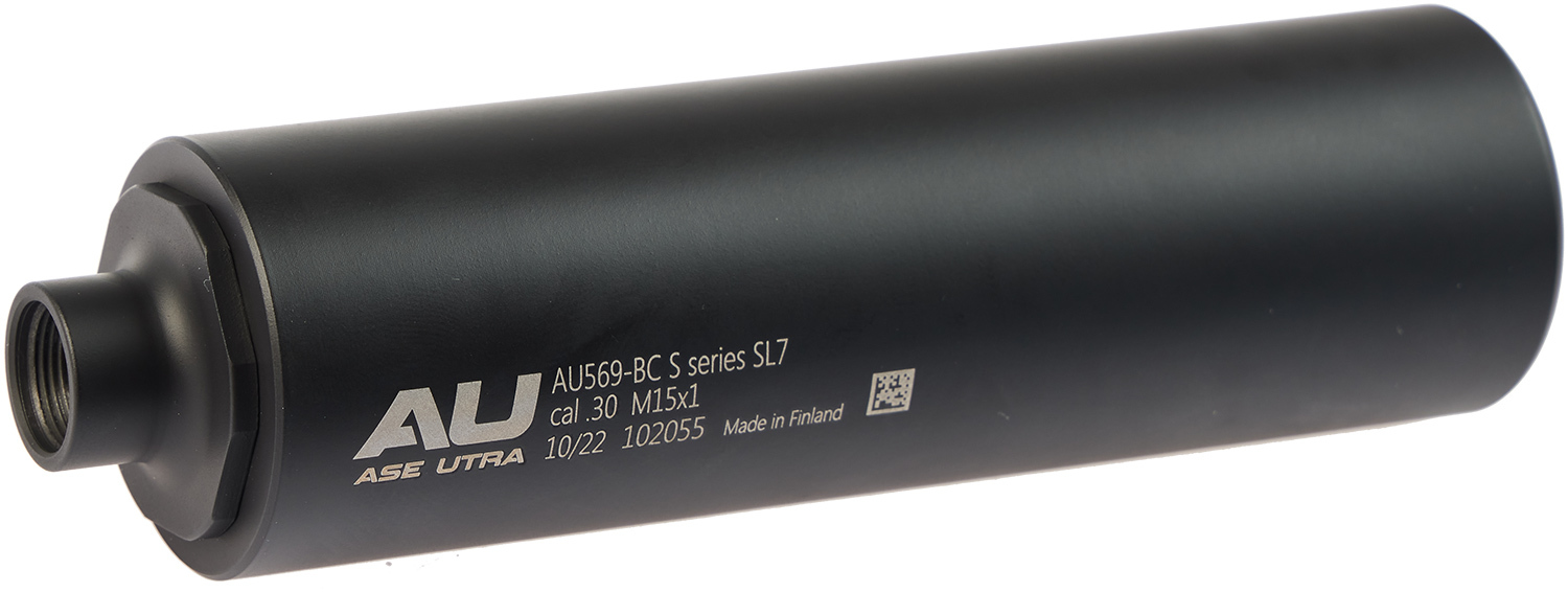 Саундмодератор Ase Utra SL7 CeraKote .30 (под кал. 270 Win; 7x64; 7mm Rem Mag; 308 Win; 30-06 и 300 Win Mag). Резьба - M15x1.
