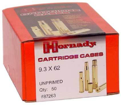Гильза Hornady 9,3х62 латунная 50 шт.