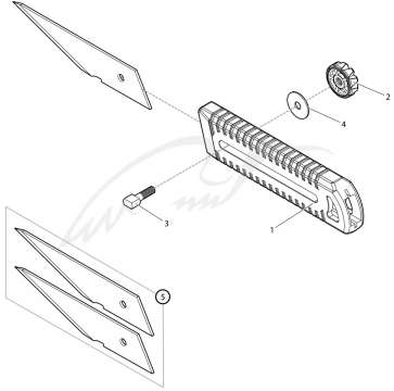 Сменные лезвия DaiichiSeiko MC Knife #55 (2 шт/уп)